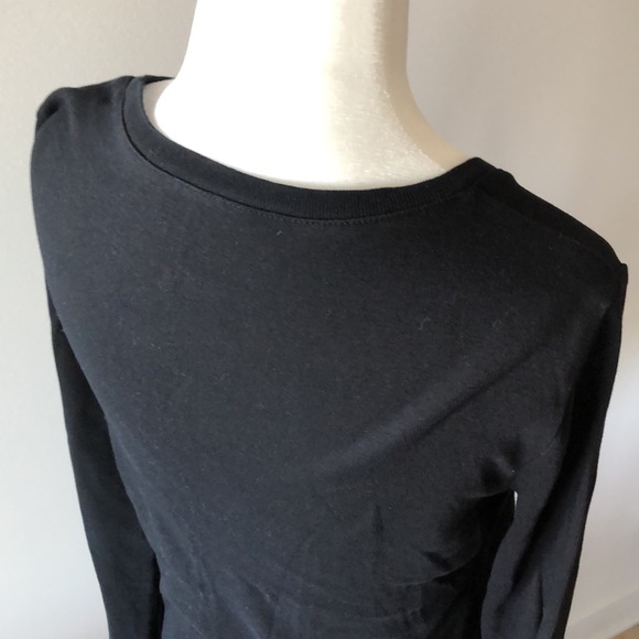 x2 Tommy Hilfiger 🖤 Black Long Sleeve Tops - Picture 4 of 4